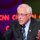 Democratic presidential candidate Bernie Sanders participates in the CNN Democratic presidential primary debate with rival Hillary Clinton March 6, 2016, in Flint, Mich. Michigan voters go to the polls March 8 for the state’s primary.
Scott Olson/Getty Images